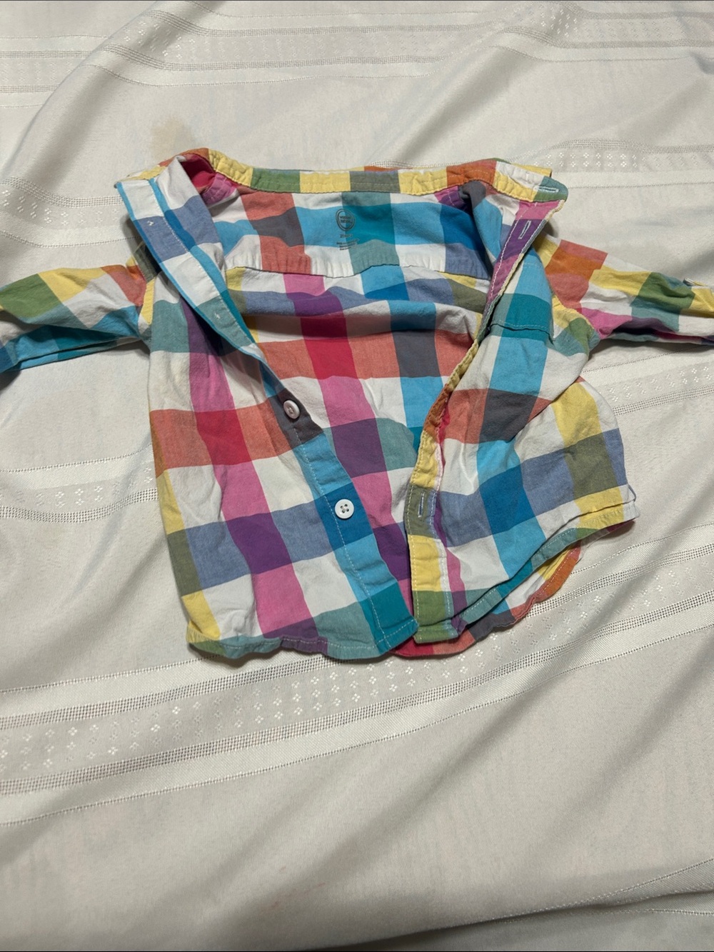 wonder nation Multicolor Plaid Button-Down Shirt